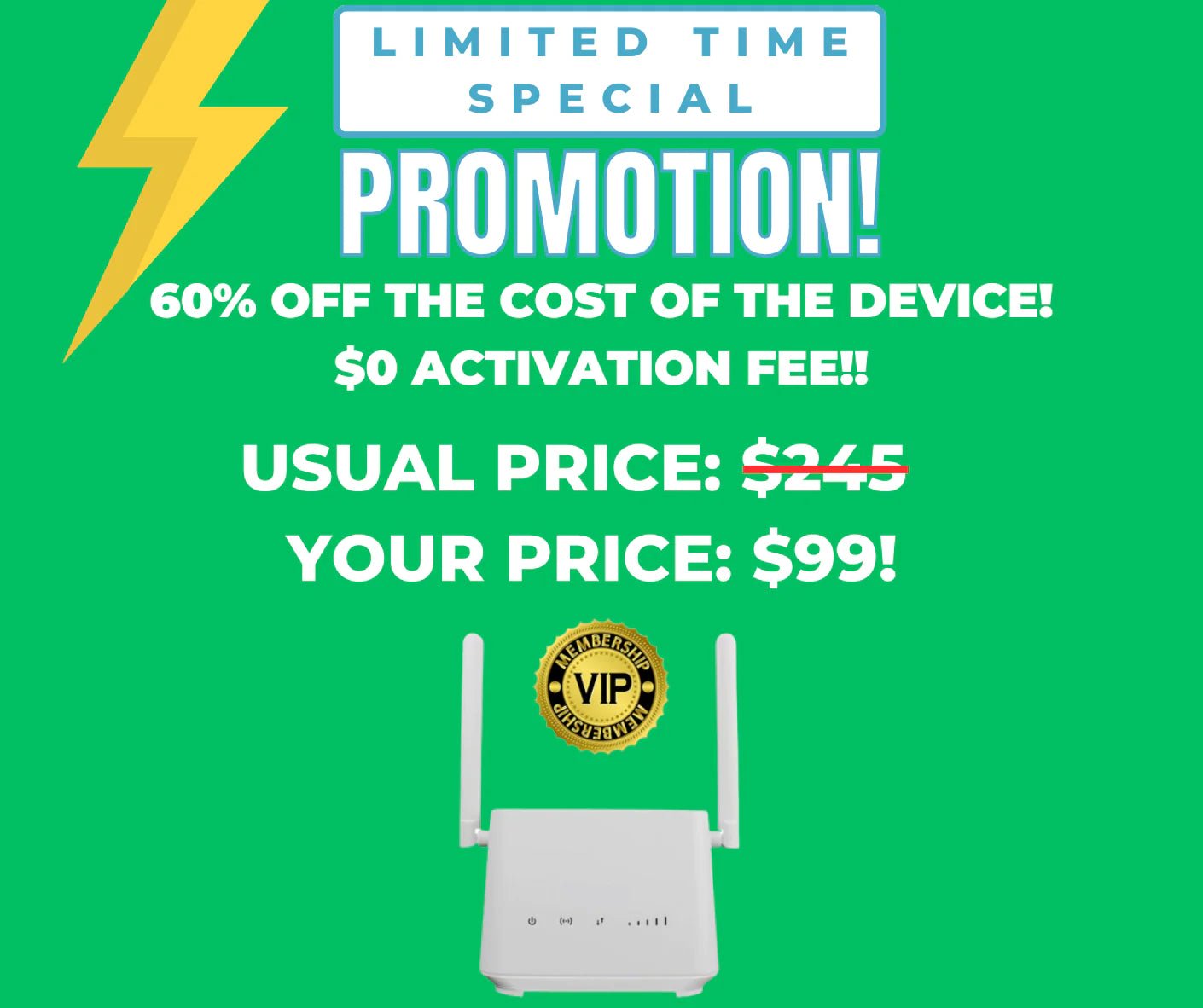 4G VIP PLAN: ALL CARRIERS COMPATIBLE (AT&T, VERIZON, T-MOBILE) VIRTUAL SIM TR200 ROUTER + DATA PLAN - SwiftNetllcSwiftNetllc4G VIP PLAN: ALL CARRIERS COMPATIBLE (AT&T, VERIZON, T-MOBILE) VIRTUAL SIM TR200 ROUTER + DATA PLAN200GB Plan