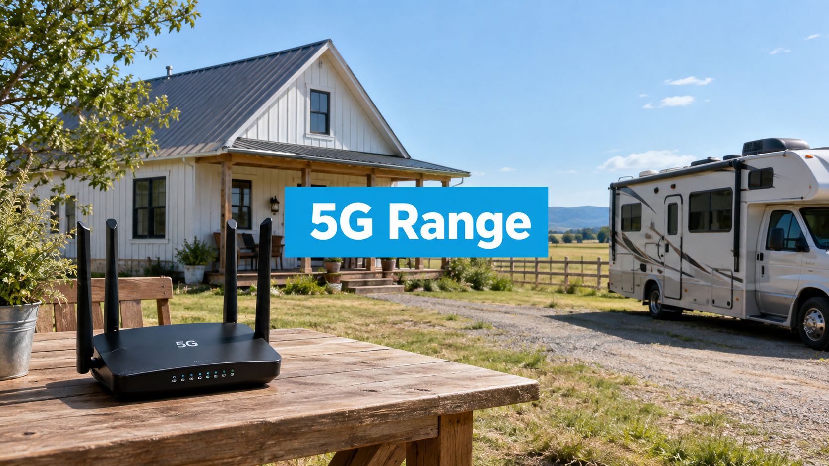 5G Router Range Explained for Home RV and Rural Use