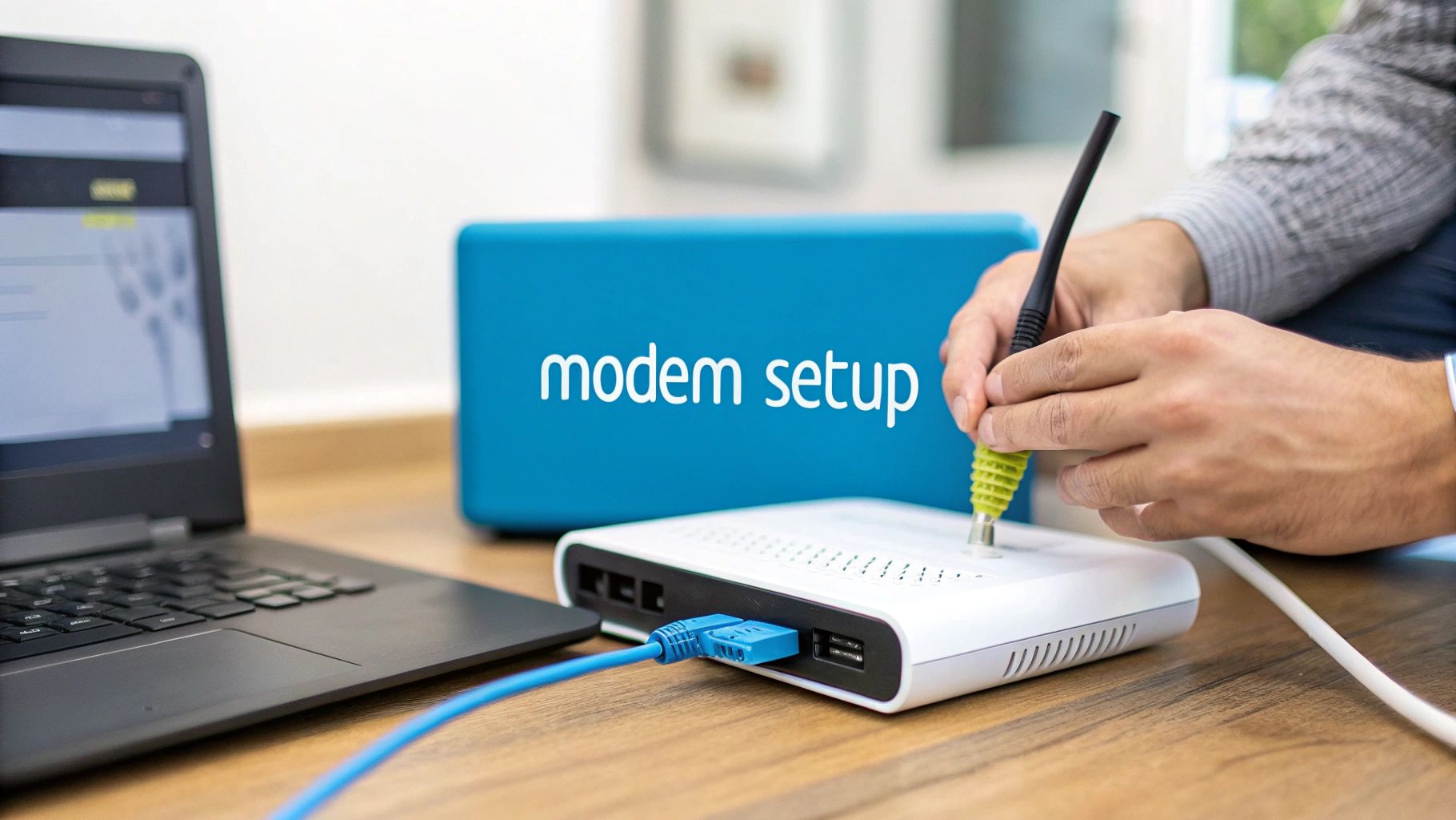 How to Connect a Modem A Simple Guide - SwiftNetllc