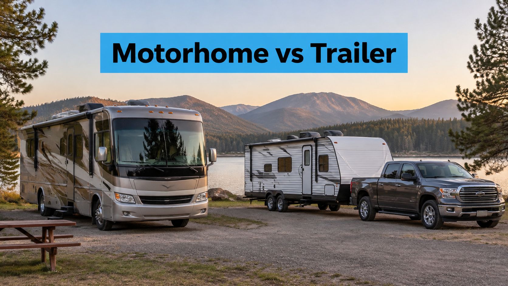 Motorhome vs Travel Trailer: A 2026 Guide
