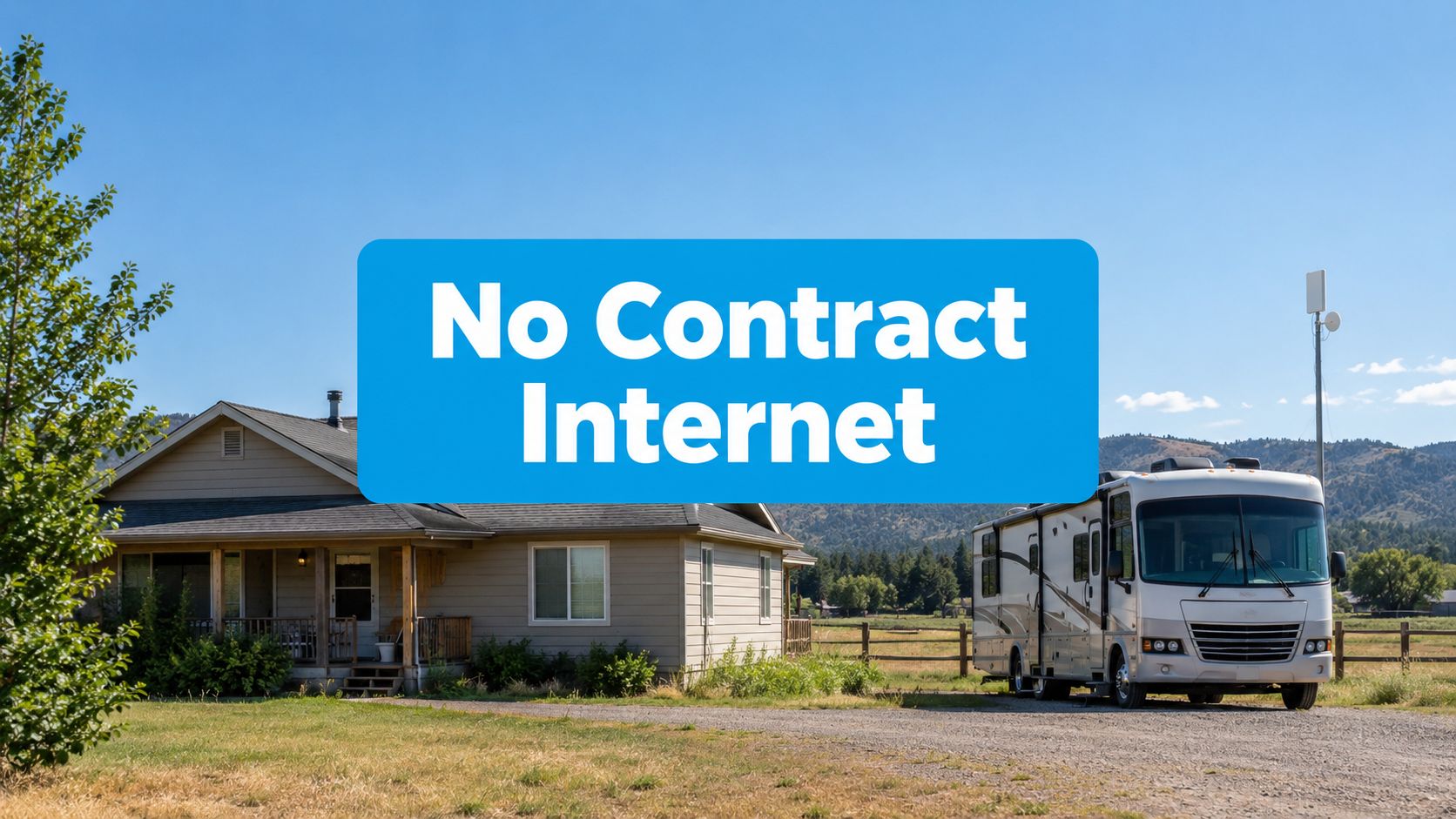 No Contract Rural Internet Explained for Homes and RVs