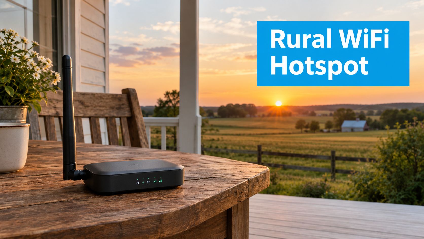 Wifi Hotspot for Rural Areas: Best Options & Setup