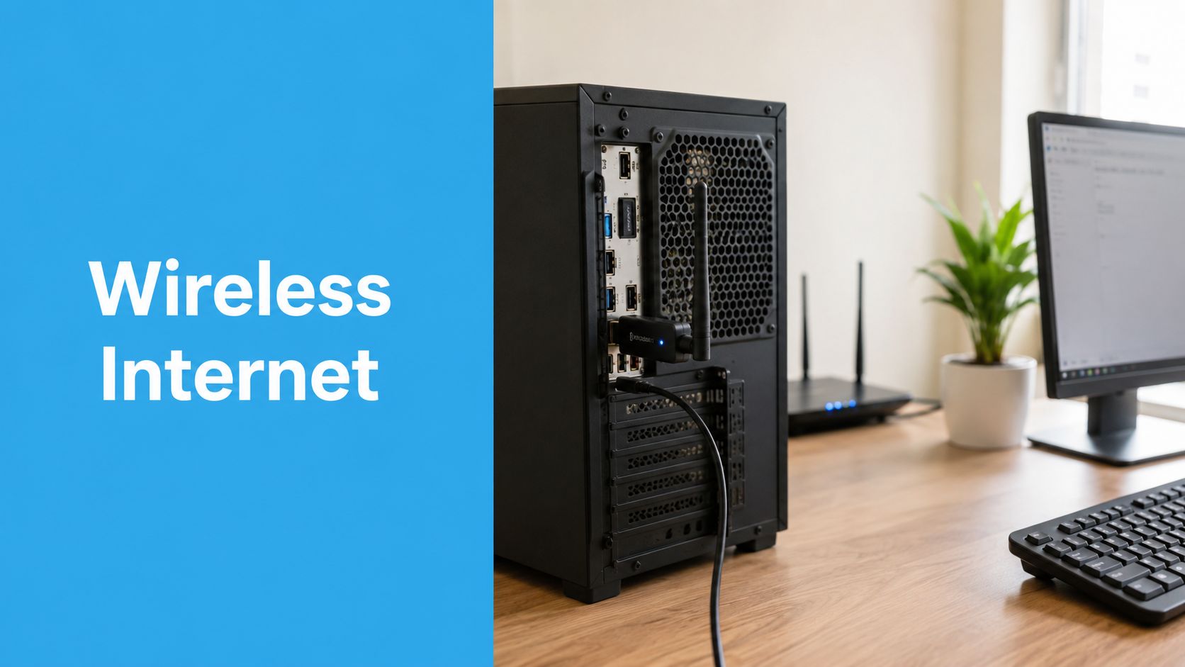 How to Set Up a Wireless Internet Connection for PC