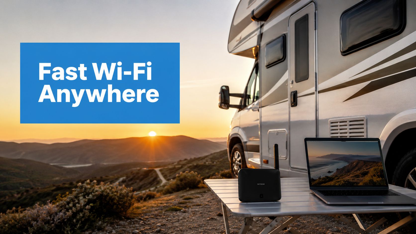 Wireless Internet Connection Speed: RV & Remote Work