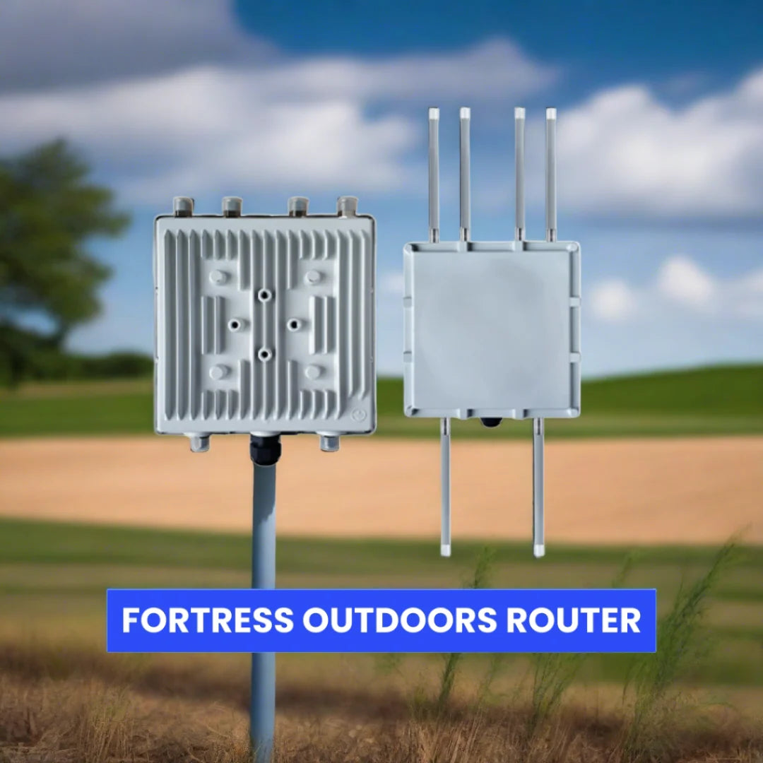 SwiftNet Fortress — Weatherproof IP66 5G Router for Barns, Job Sites & Remote Property Device Only