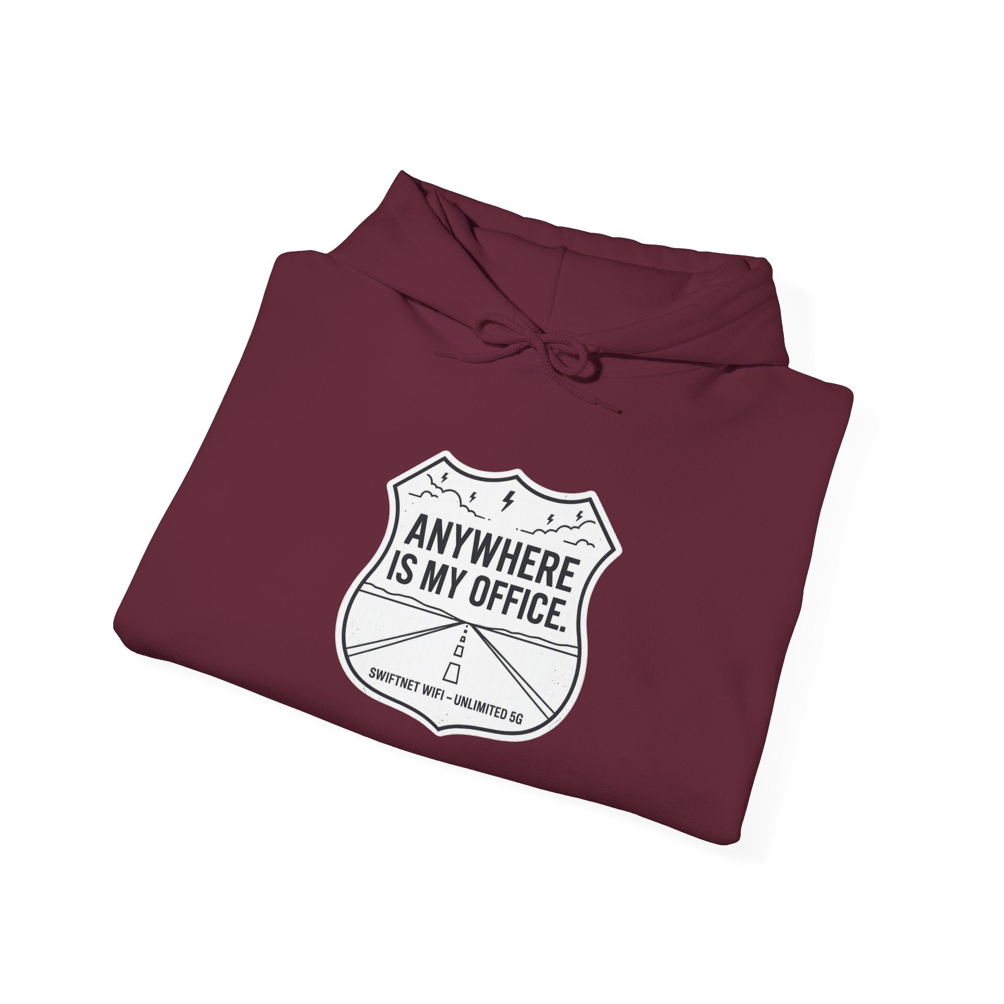 Anywhere Is My Office Hoodie — Unisex Fleece Pullover, Remote Work & Digital Nomad Gift (S–5XL) - SwiftNet WifiHoodiePrintify10823683325690458672Anywhere Is My Office Hoodie — Unisex Fleece Pullover, Remote Work & Digital Nomad Gift (S–5XL)BlackS