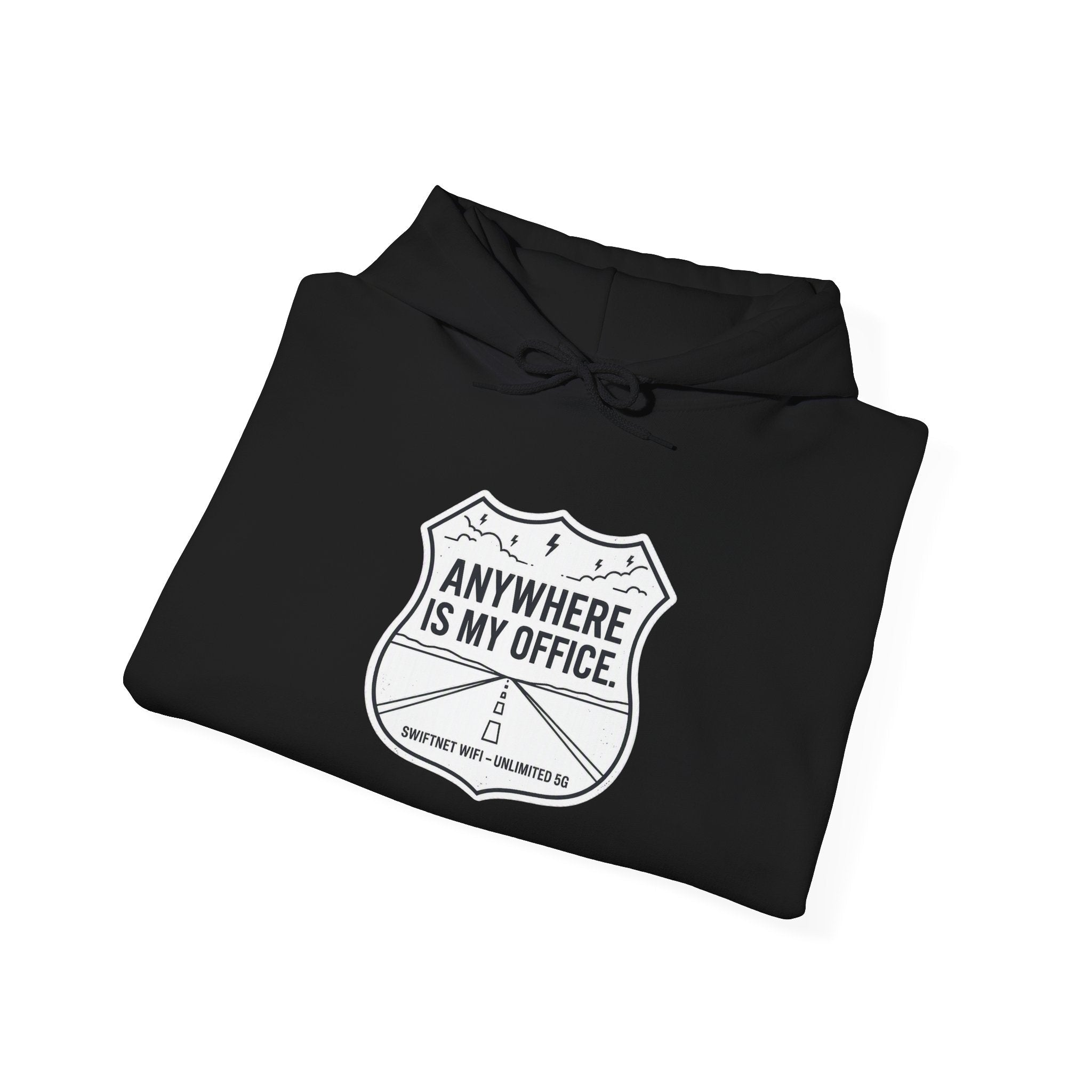 Anywhere Is My Office Hoodie — Unisex Fleece Pullover, Remote Work & Digital Nomad Gift (S–5XL) - SwiftNet WifiHoodiePrintify10823683325690458672Anywhere Is My Office Hoodie — Unisex Fleece Pullover, Remote Work & Digital Nomad Gift (S–5XL)BlackS