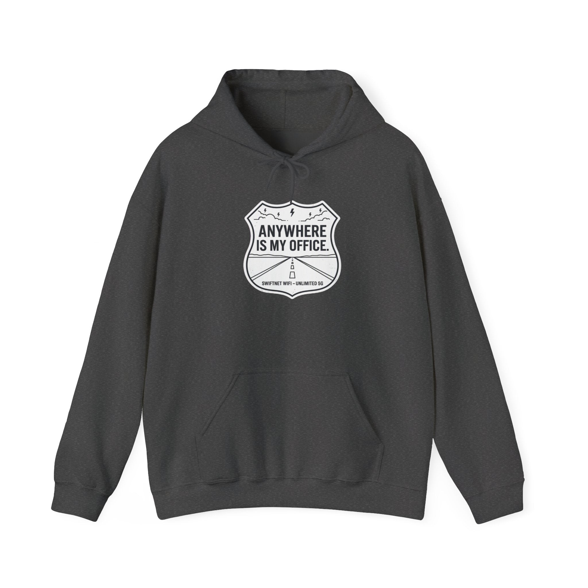 Anywhere Is My Office Hoodie — Unisex Fleece Pullover, Remote Work & Digital Nomad Gift (S–5XL) - SwiftNet WifiHoodiePrintify10823683325690458672Anywhere Is My Office Hoodie — Unisex Fleece Pullover, Remote Work & Digital Nomad Gift (S–5XL)BlackS