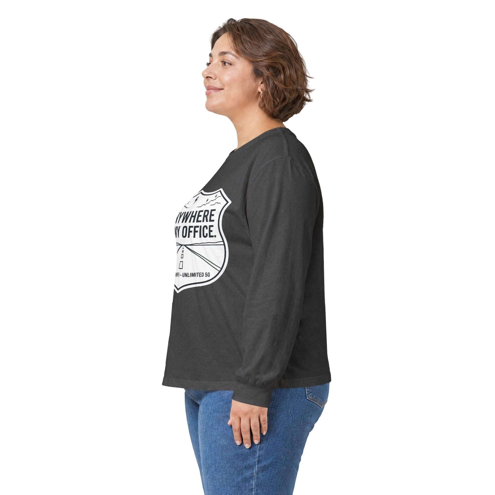 Anywhere Is My Office Long-Sleeve Tee — Remote-Work & Digital Nomad Travel Shirt, Unisex Cotton (S–5XL) - SwiftNet WifiLong-sleevePrintify22079541349364373126Anywhere Is My Office Long-Sleeve Tee — Remote-Work & Digital Nomad Travel Shirt, Unisex Cotton (S–5XL)SAsh