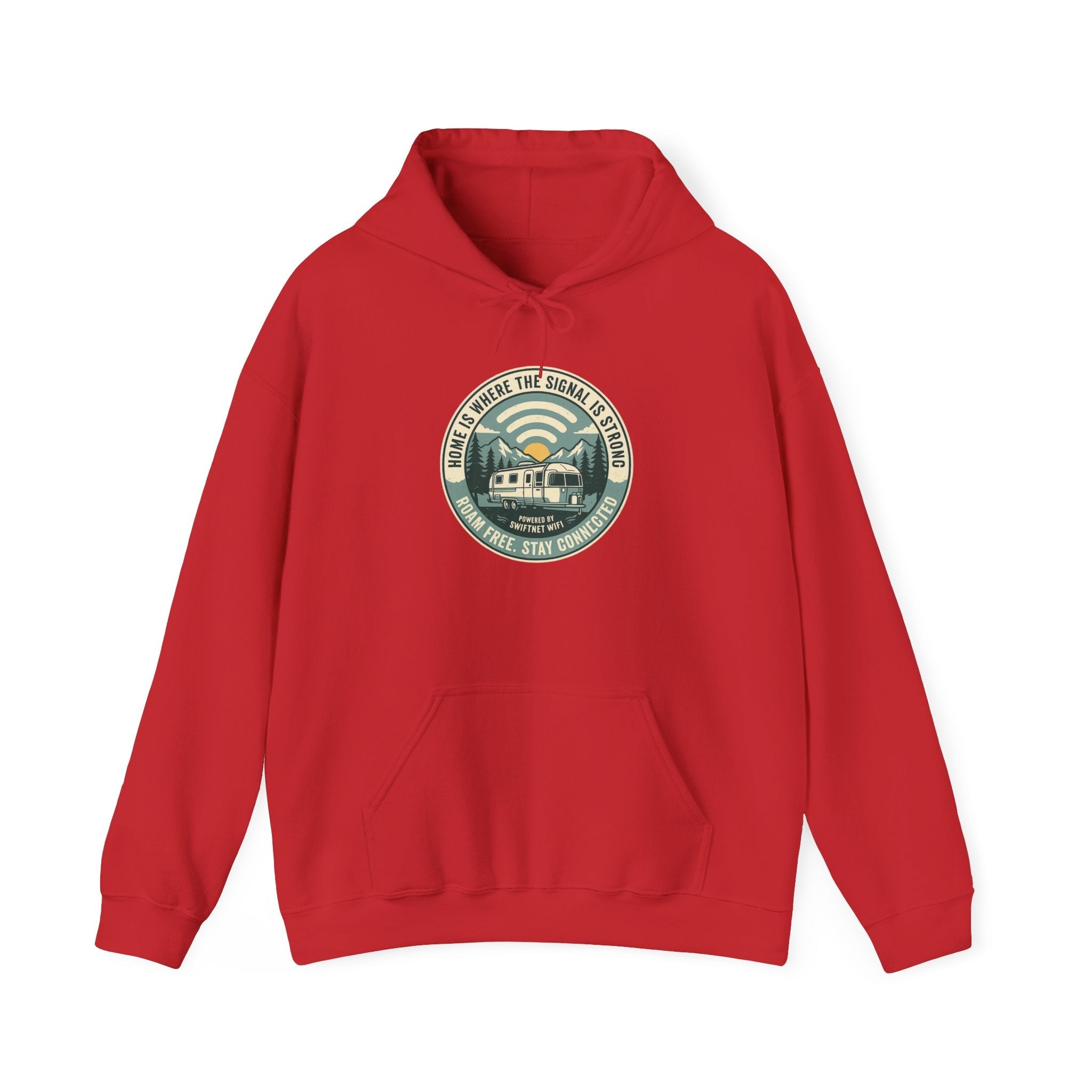 Home Is Where The Road Is Hoodie — Retro Camper RV Badge Pullover, Unisex Fleece (S–5XL) - SwiftNet WifiHoodiePrintify18411861100166667698Home Is Where The Road Is Hoodie — Retro Camper RV Badge Pullover, Unisex Fleece (S–5XL)Light BlueS
