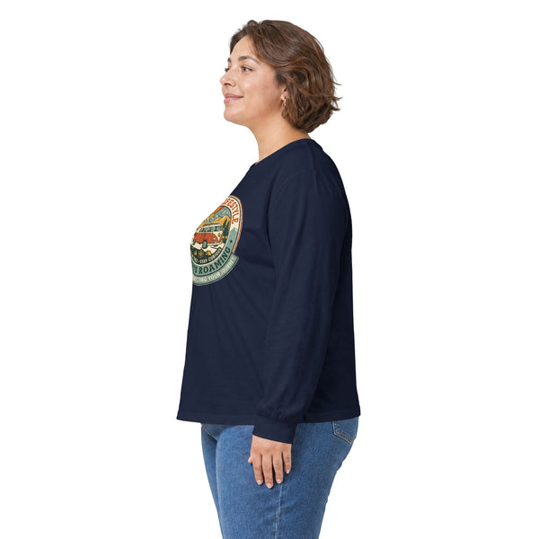 Nomad Lifestyle Long-Sleeve Tee — Retro Camper Graphic, Unisex Shirt, RV & Van Life Gift - SwiftNet WifiLong-sleevePrintify17861516279391249367Nomad Lifestyle Long-Sleeve Tee — Retro Camper Graphic, Unisex Shirt, RV & Van Life GiftSNavy