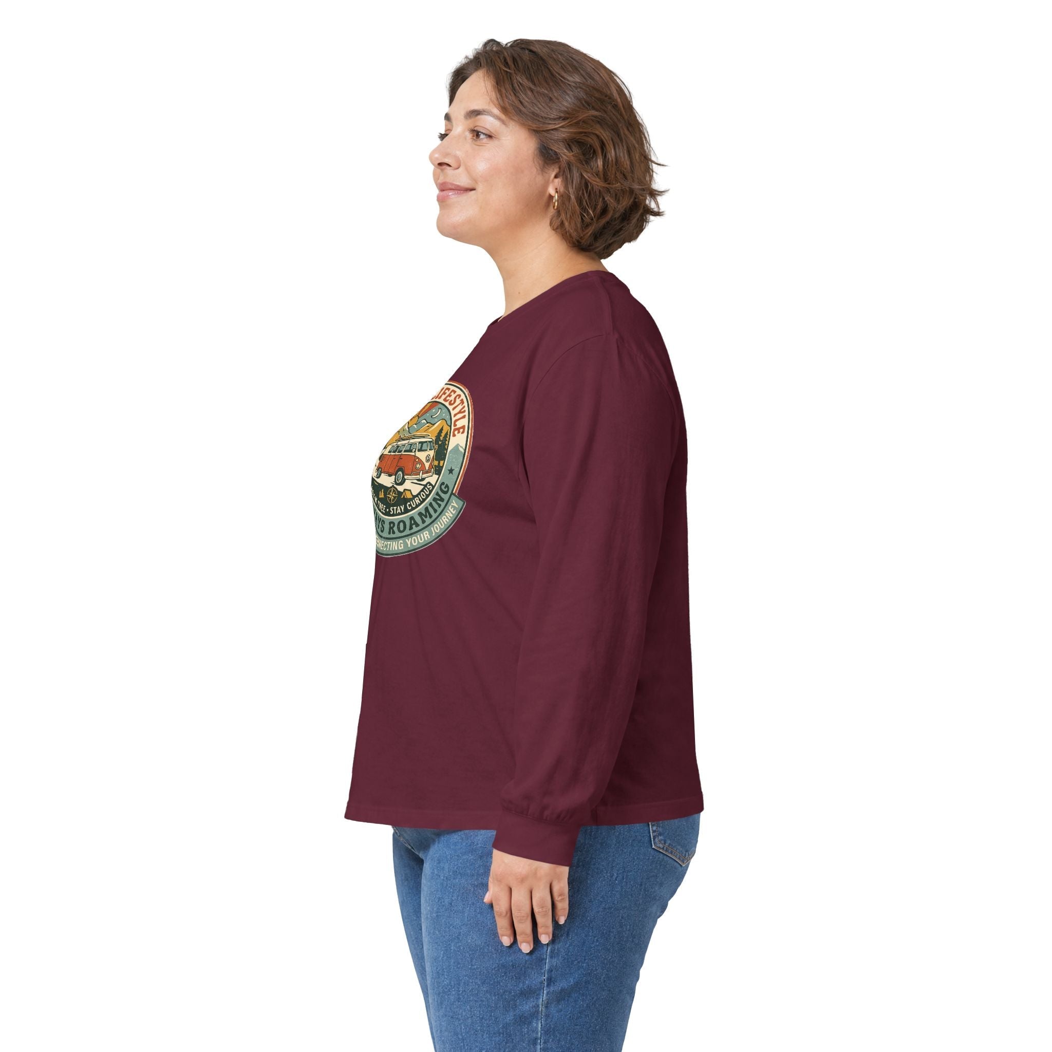 Nomad Lifestyle Long-Sleeve Tee — Retro Camper Graphic, Unisex Shirt, RV & Van Life Gift - SwiftNet WifiLong-sleevePrintify10924307107227489343Nomad Lifestyle Long-Sleeve Tee — Retro Camper Graphic, Unisex Shirt, RV & Van Life GiftSWhite