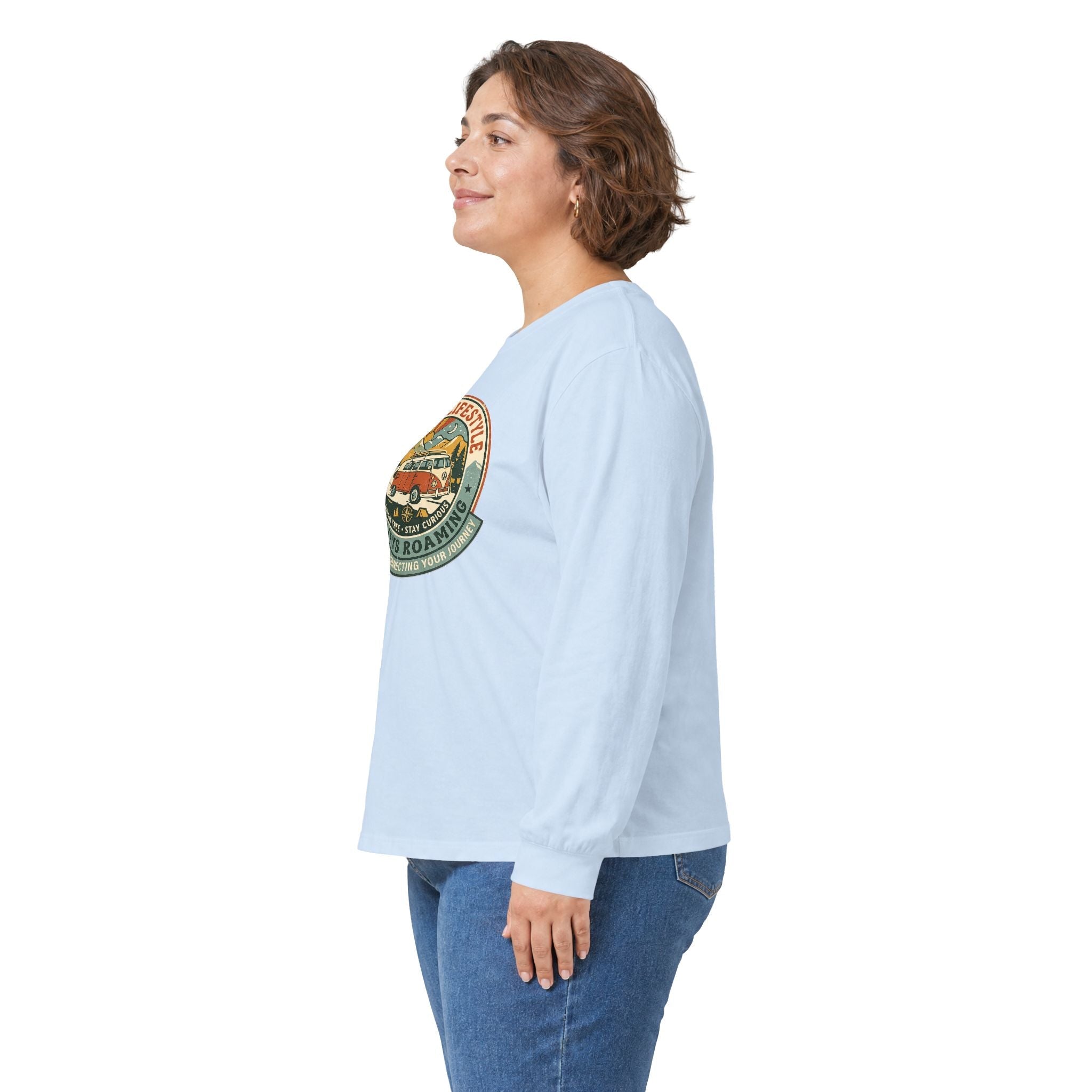 Nomad Lifestyle Long-Sleeve Tee — Retro Camper Graphic, Unisex Shirt, RV & Van Life Gift - SwiftNet WifiLong-sleevePrintify10924307107227489343Nomad Lifestyle Long-Sleeve Tee — Retro Camper Graphic, Unisex Shirt, RV & Van Life GiftSWhite