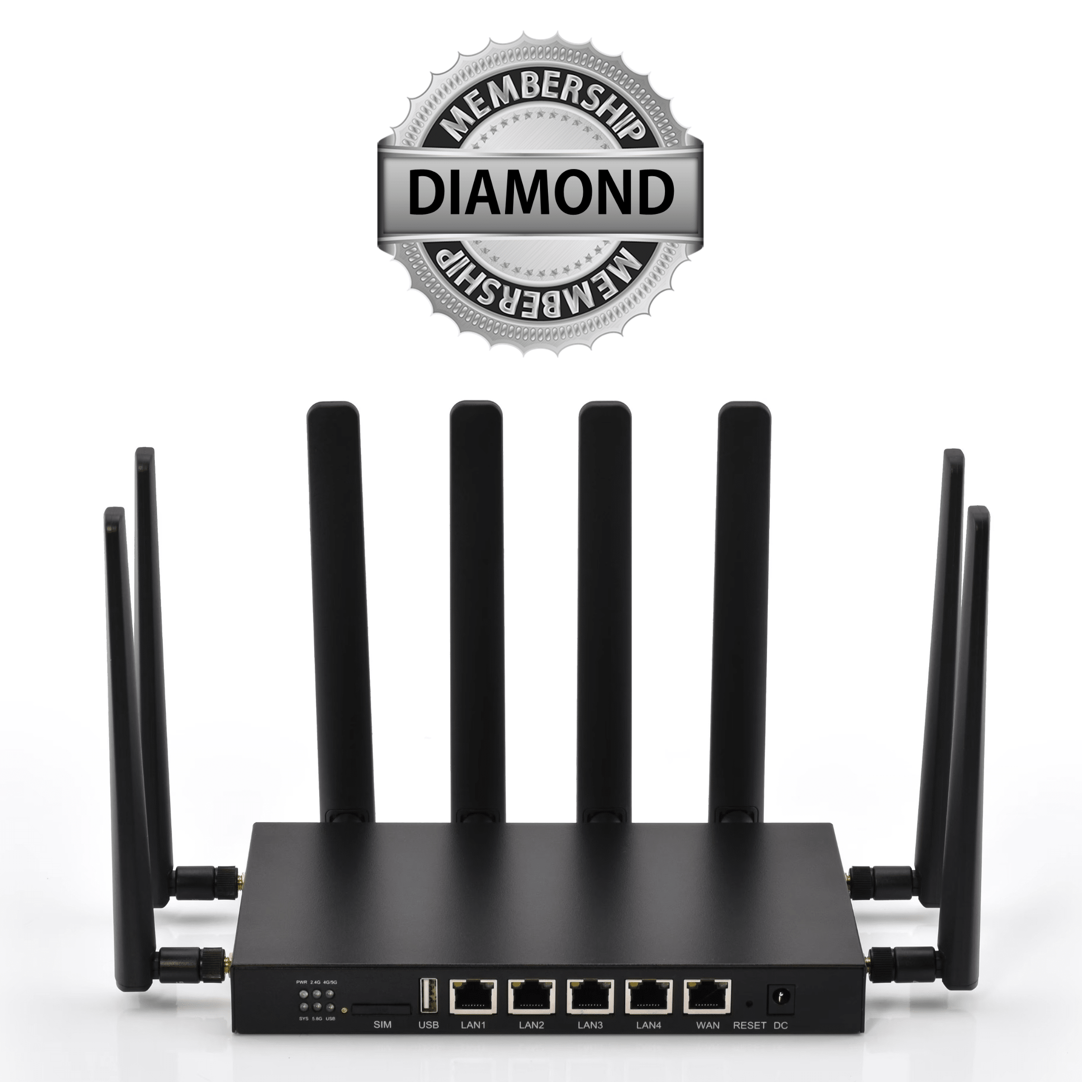 SwiftNet 5G Diamond — Unlimited No-Contract Internet for RV & Rural Living (AT&T, Verizon & T-Mobile 5G Router + Plan) - SwiftNet WifiCellular RouterSwiftNetllcInitial - 5G Diamond - Rental - 100GB - TMOSwiftNet 5G Diamond — Unlimited No-Contract Internet for RV & Rural Living (AT&T, Verizon & T-Mobile 5G Router + Plan)Rent Router ($15/month After 7-Day Trial)T-Mobile100GB Plan