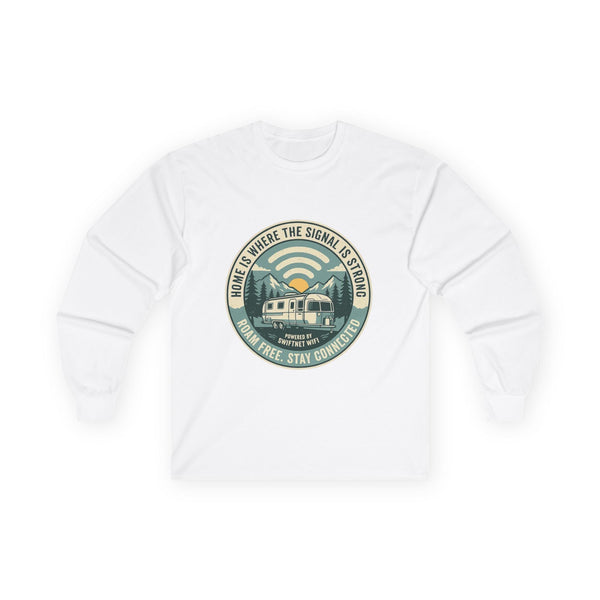 Unisex Ultra Cotton Long Sleeve Tee - SwiftNet WifiLong-sleevePrintify13847736005559624347Unisex Ultra Cotton Long Sleeve TeeSWhite