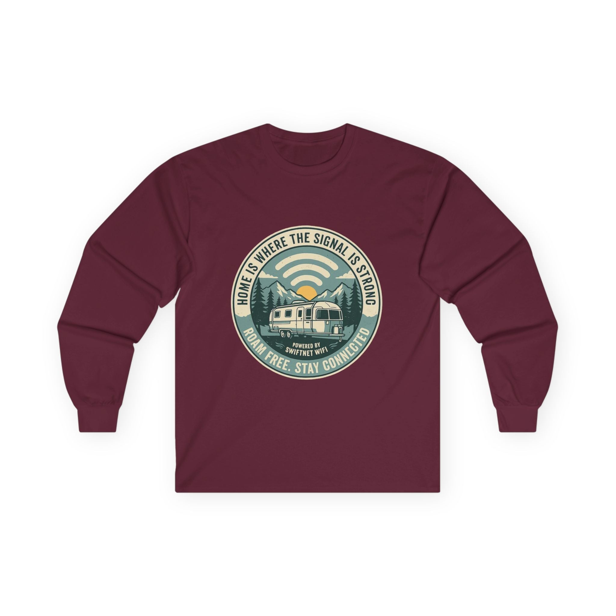 Unisex Ultra Cotton Long Sleeve Tee - SwiftNet WifiLong-sleevePrintify13847736005559624347Unisex Ultra Cotton Long Sleeve TeeSWhite