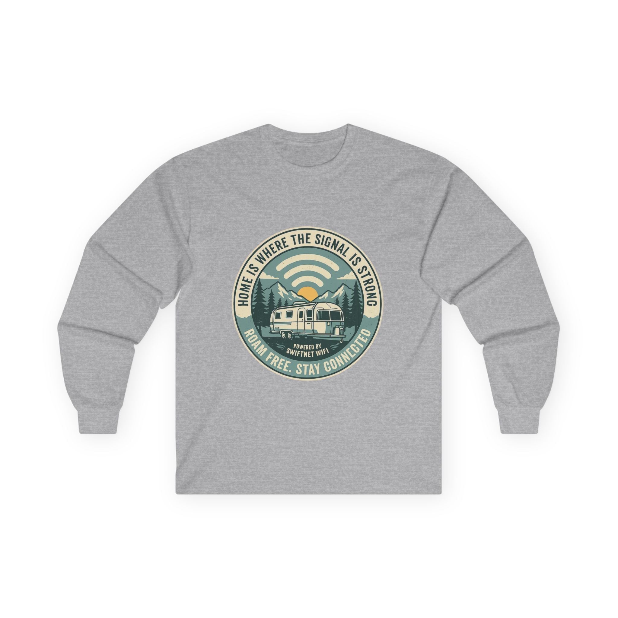 Unisex Ultra Cotton Long Sleeve Tee - SwiftNet WifiLong-sleevePrintify13847736005559624347Unisex Ultra Cotton Long Sleeve TeeSWhite