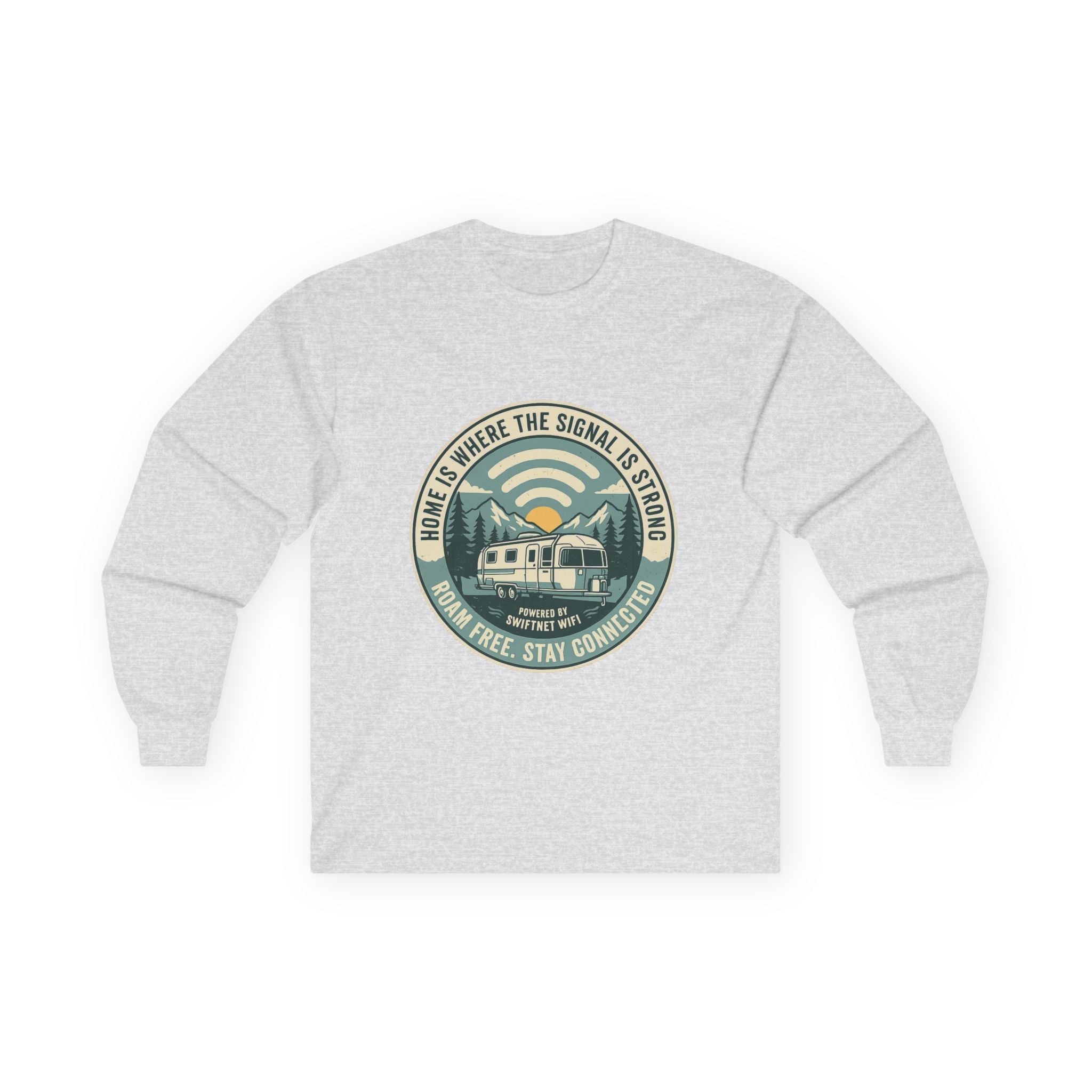 Unisex Ultra Cotton Long Sleeve Tee - SwiftNet WifiLong-sleevePrintify13847736005559624347Unisex Ultra Cotton Long Sleeve TeeSWhite